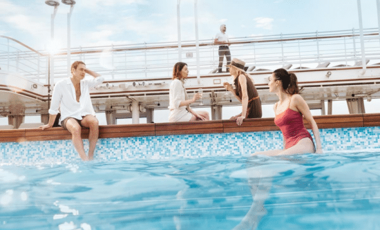 Pool Deck & Jacuzzi Area